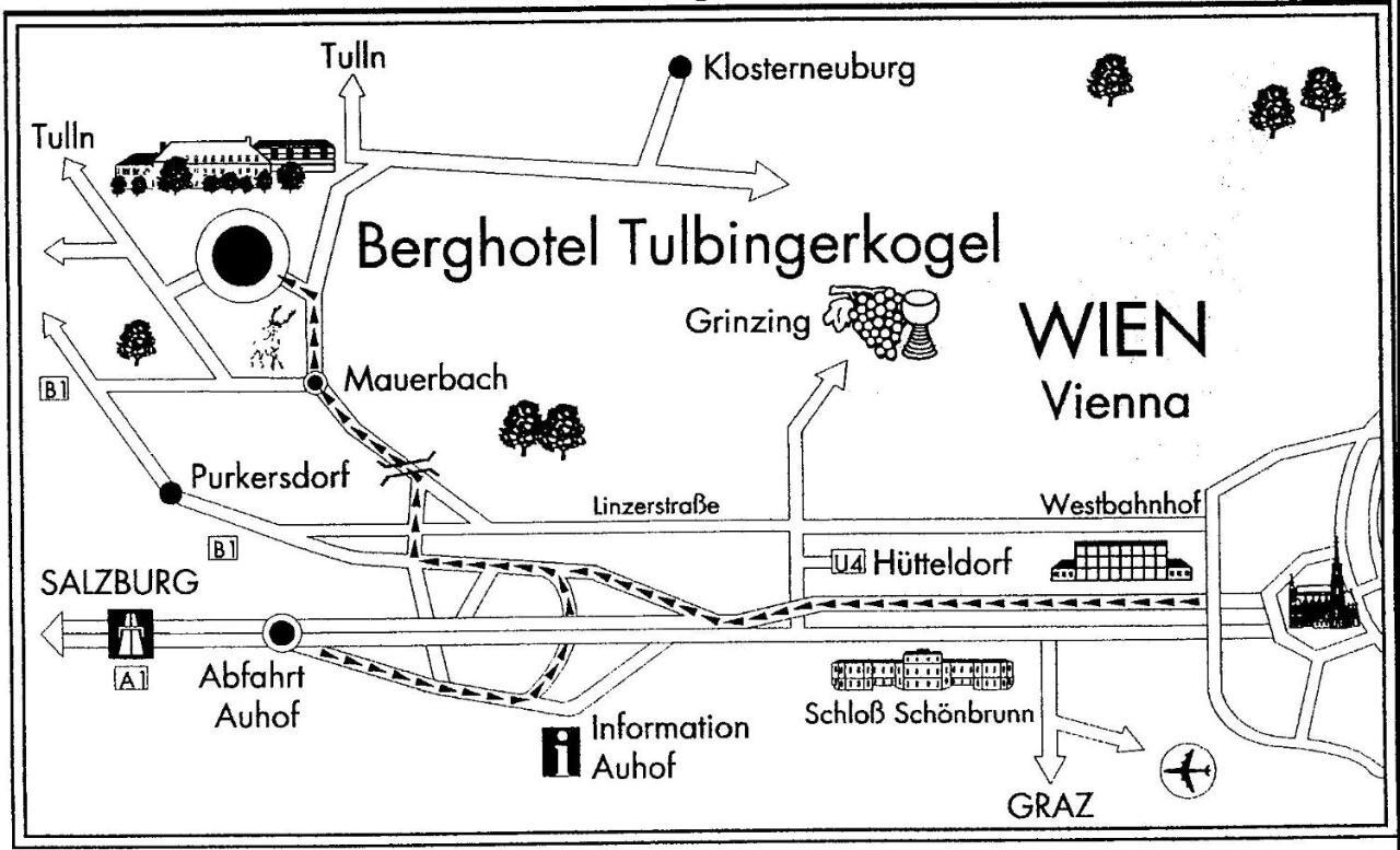 Berghotel Tulbingerkogel Mauerbach Exterior foto